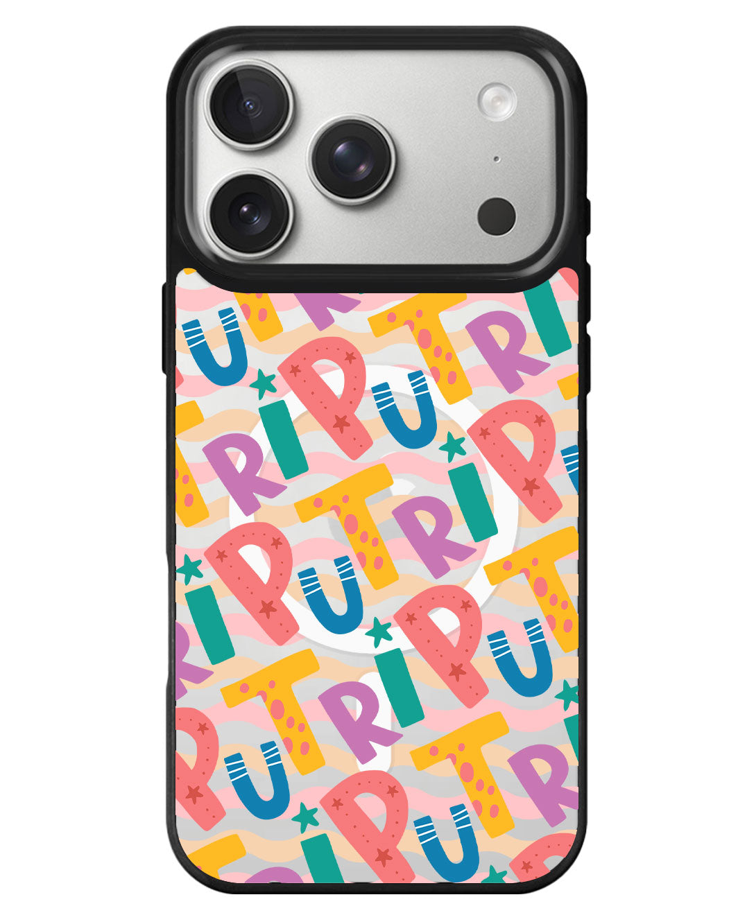 iPhone Rearguard MagSwap - Playful Monogram 4.0