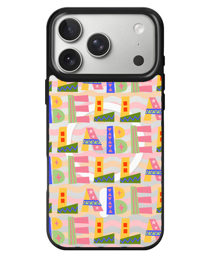 iPhone Rearguard MagSwap - Playful Monogram 5.0