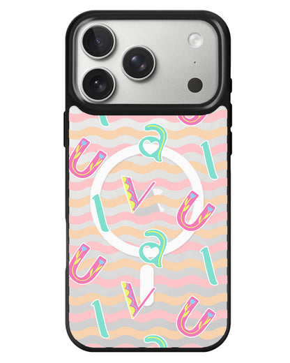 iPhone Rearguard MagSwap - Playful Monogram 6.0