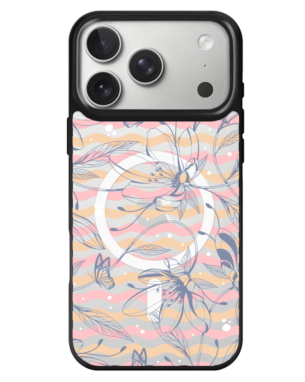 iPhone Rearguard MagSwap - Sketchy Flower & Butterfly 2.0