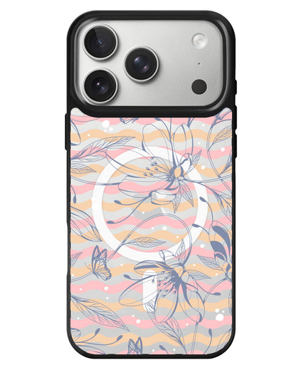 iPhone Rearguard MagSwap - Sketchy Flower & Butterfly 2.0