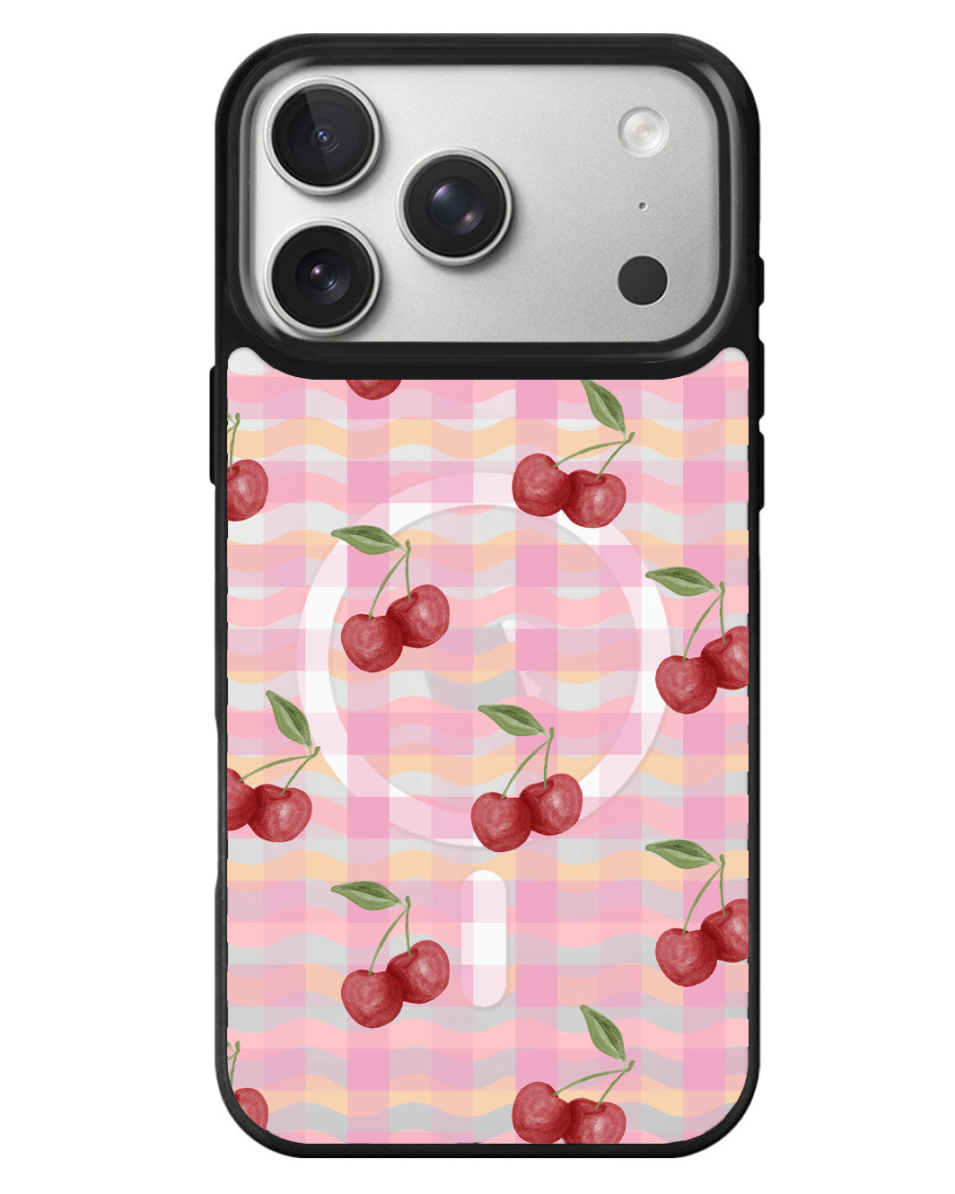 iPhone Rearguard MagSwap - Cherry Tartan
