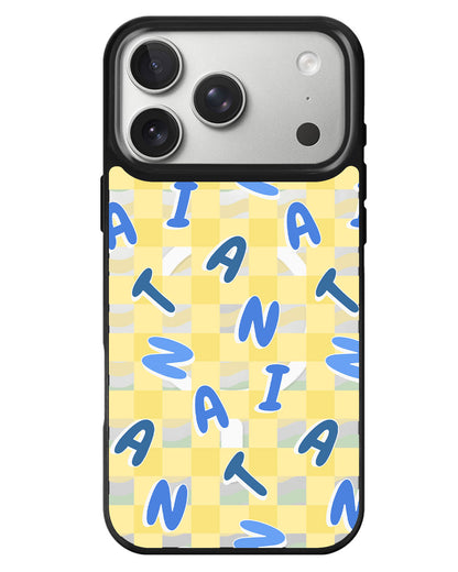iPhone Rearguard MagSwap - Checkered Monogram 3.0