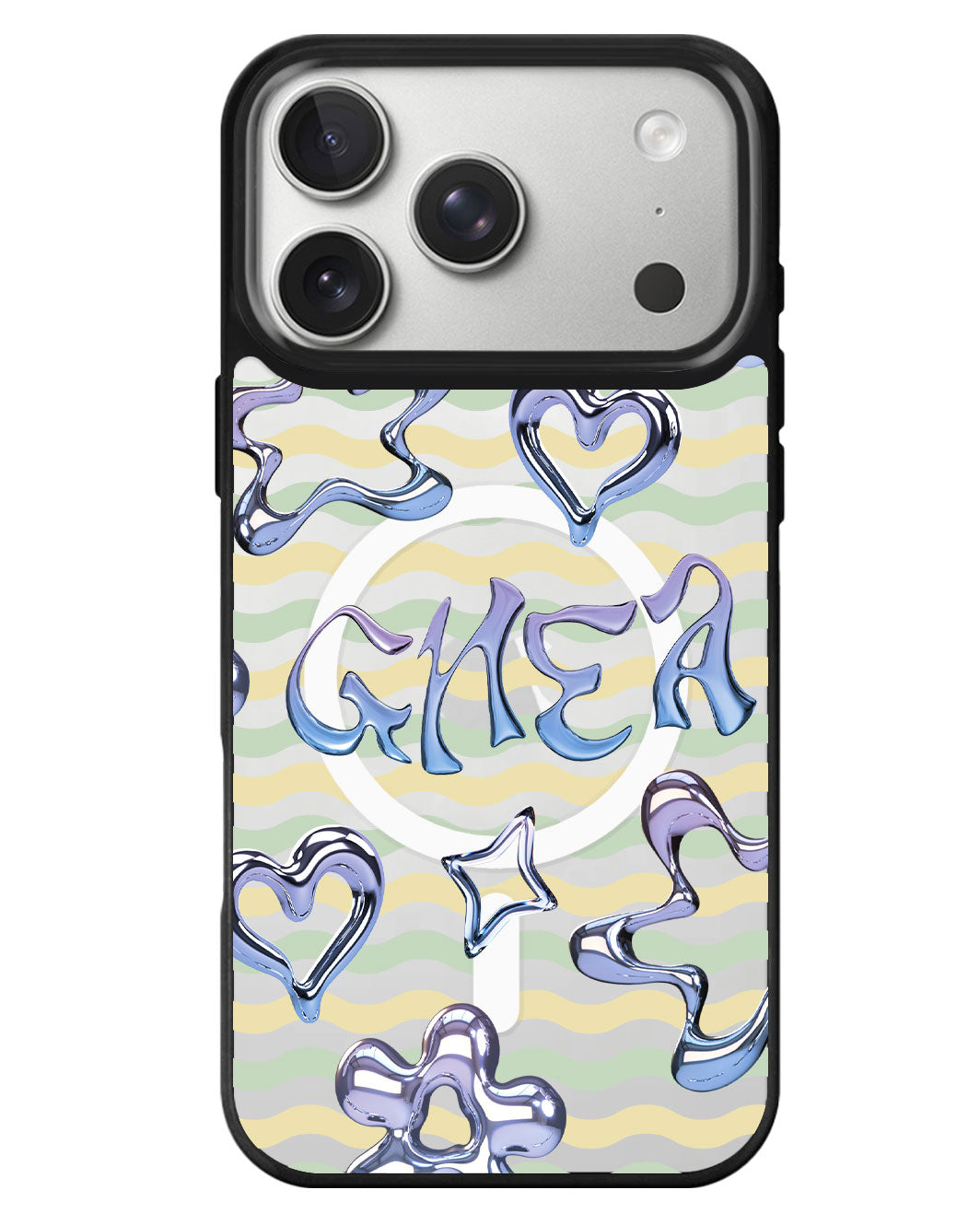 iPhone Rearguard MagSwap - Chrome Monogram 1.0