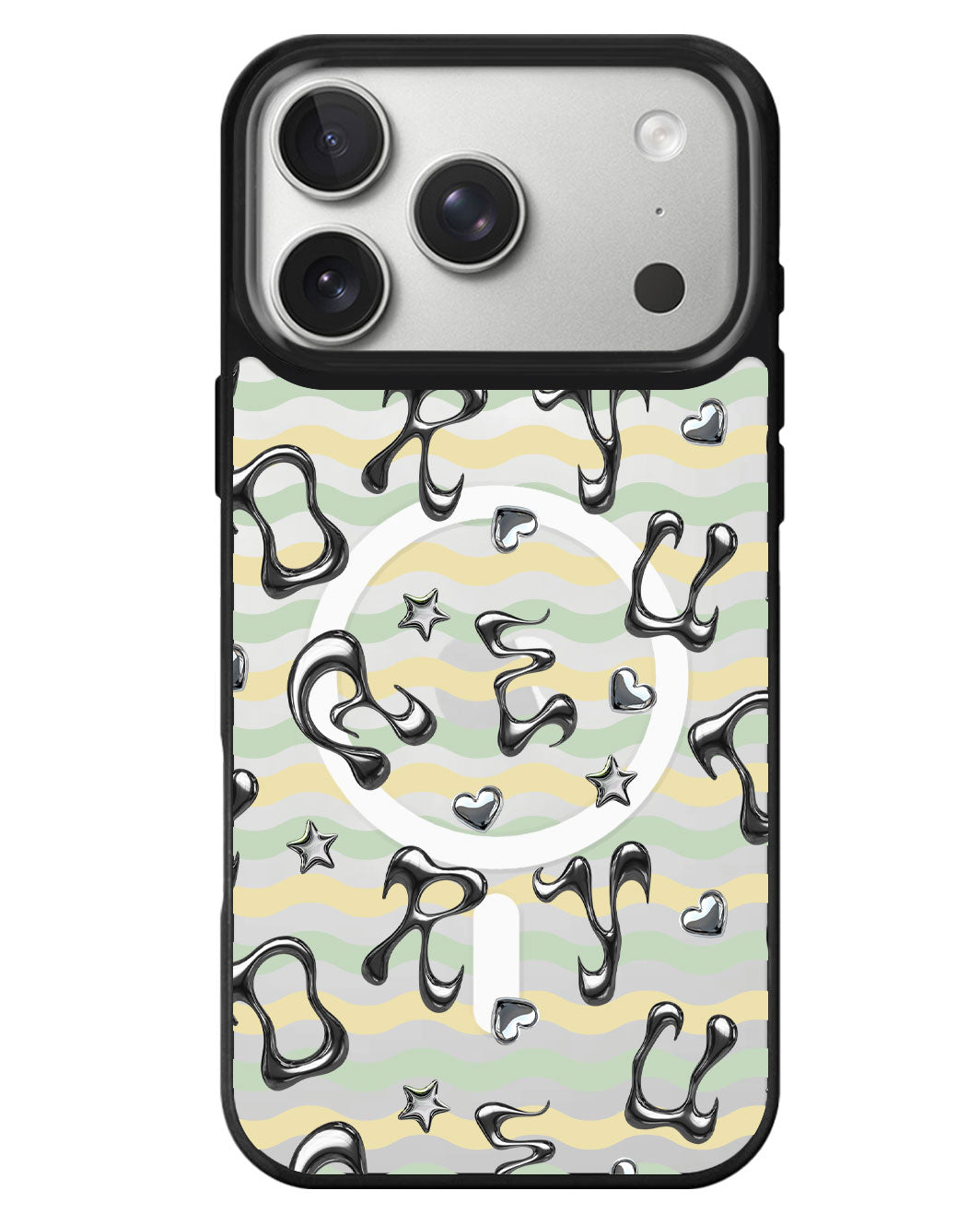 iPhone Rearguard MagSwap - Chrome Monogram 2.0