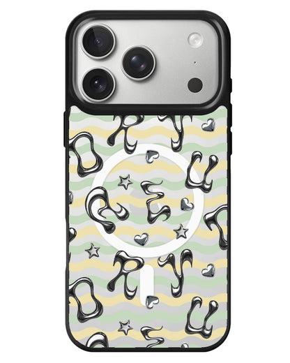 iPhone Rearguard MagSwap - Chrome Monogram 2.0
