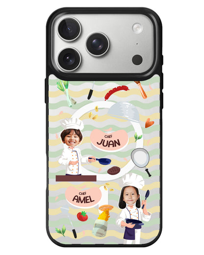 iPhone Rearguard MagSwap - Face Grid Dream Chef
