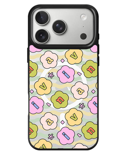 iPhone Rearguard MagSwap - Flower Petals Monogram 1.0