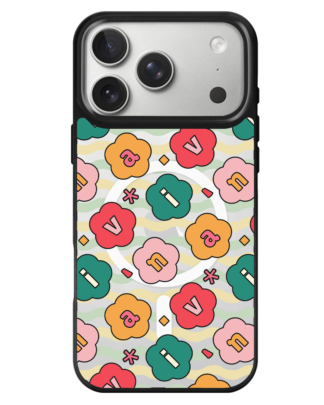iPhone Rearguard MagSwap - Flower Petals Monogram 3.0