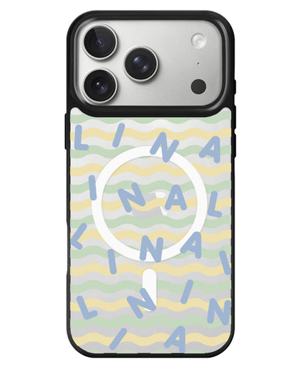 iPhone Rearguard MagSwap - Monogram 2.0 Blue