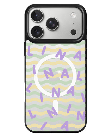 iPhone Rearguard MagSwap - Monogram 2.0 Ungu
