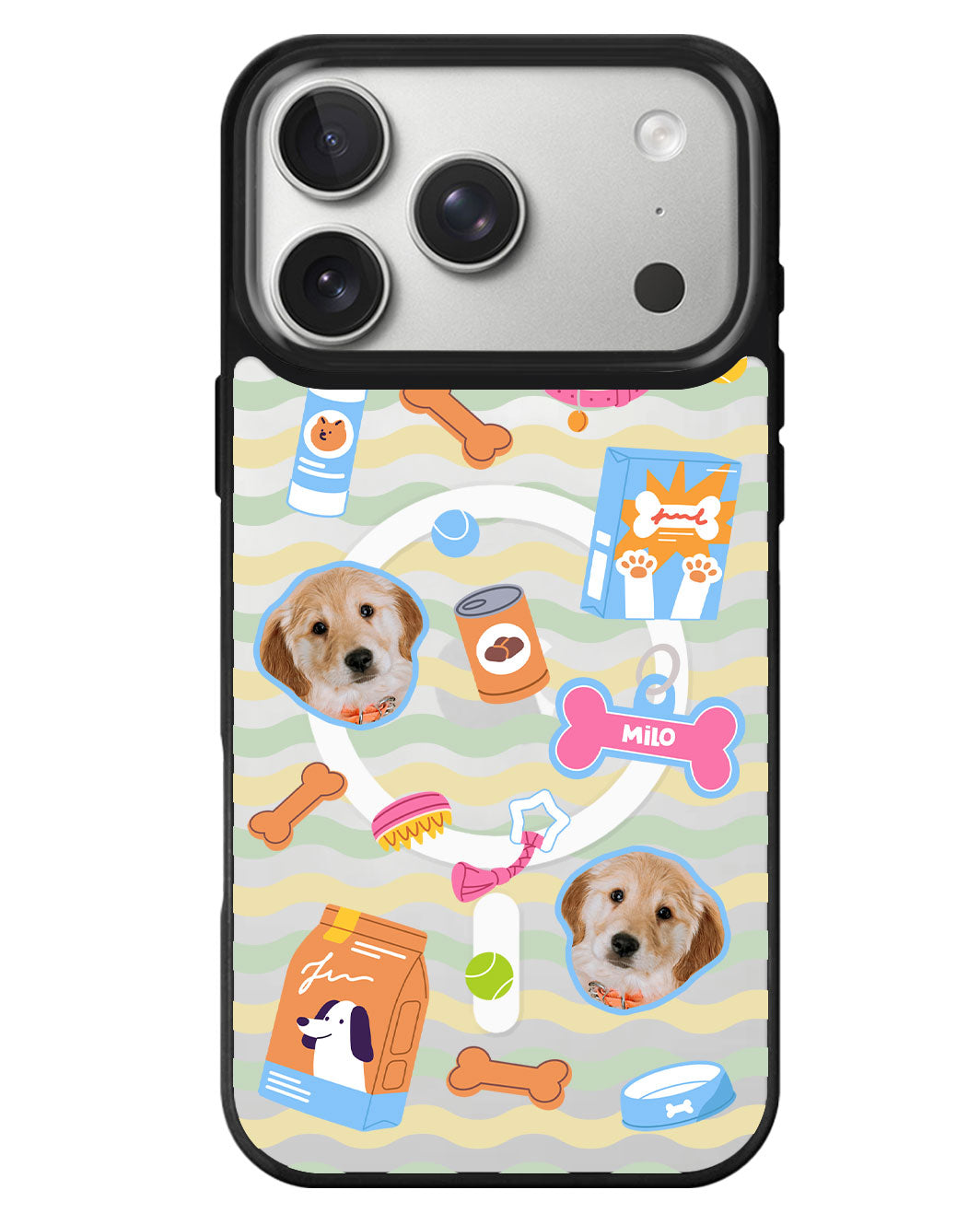 iPhone Rearguard MagSwap - Pet Grid Puppy Sweet Treats