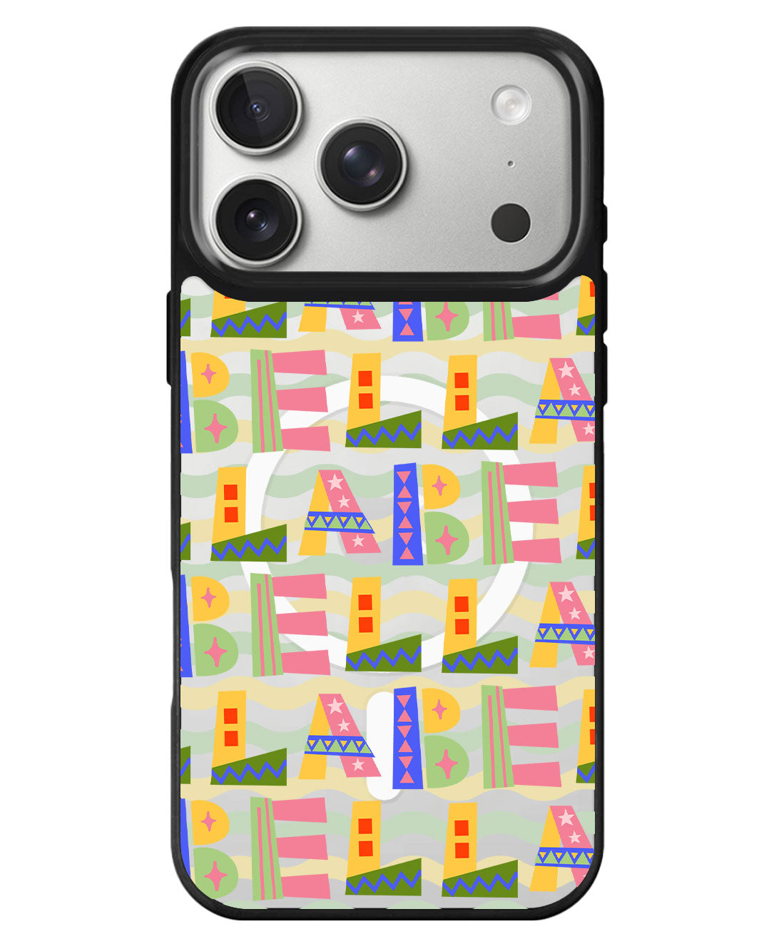 iPhone Rearguard MagSwap - Playful Monogram 5.0