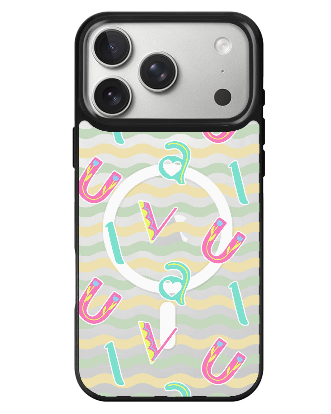 iPhone Rearguard MagSwap - Playful Monogram 6.0