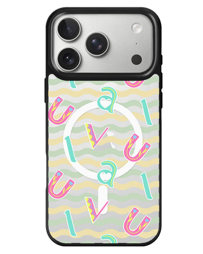 iPhone Rearguard MagSwap - Playful Monogram 6.0