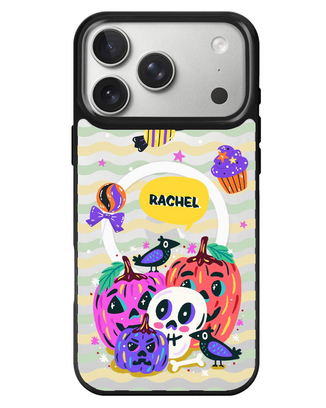 iPhone Rearguard MagSwap - Pumpkins Monster