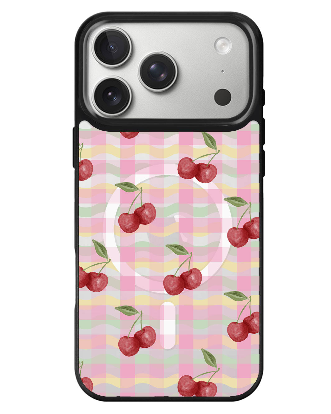 iPhone Rearguard MagSwap - Cherry Tartan
