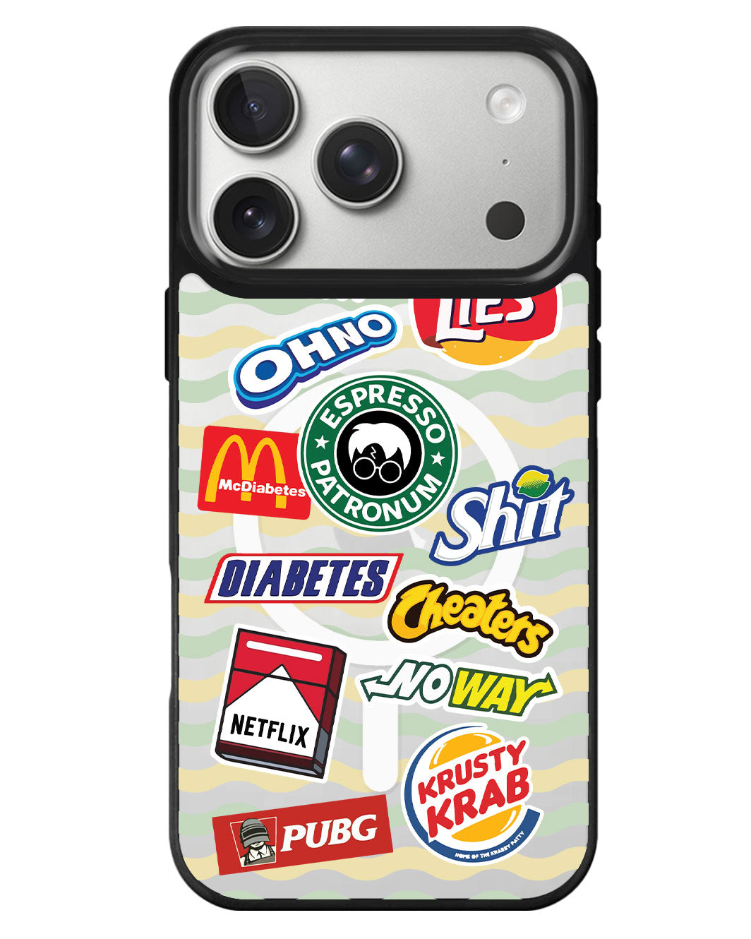 iPhone Rearguard MagSwap - Food Parody