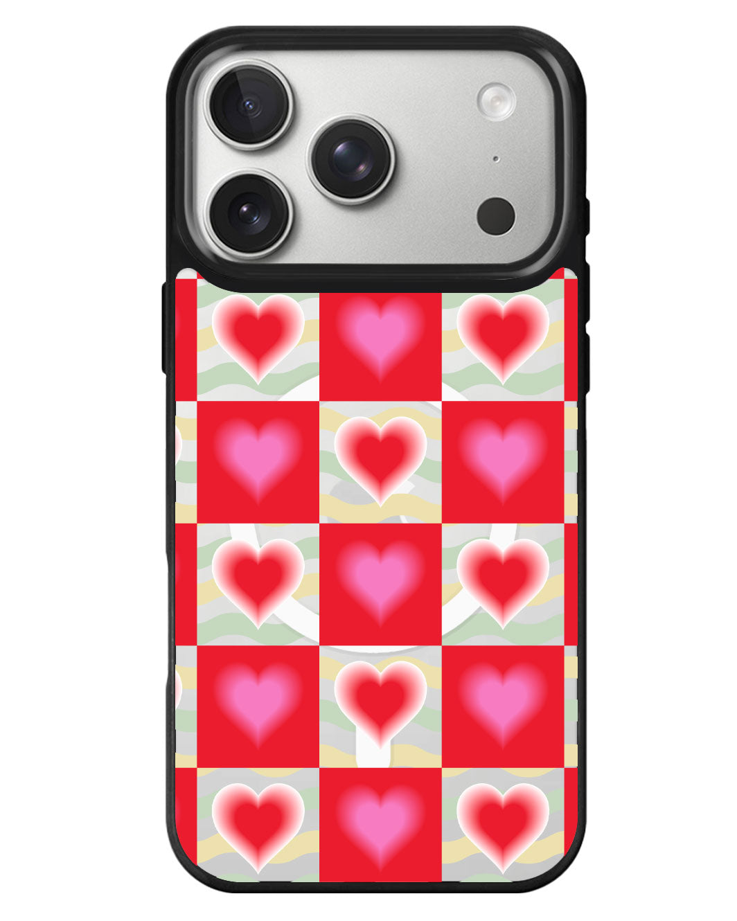 iPhone Rearguard MagSwap - Love Checkered