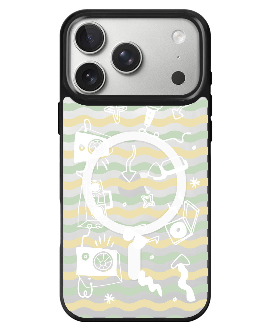 iPhone Rearguard MagSwap - Rock N Roll White