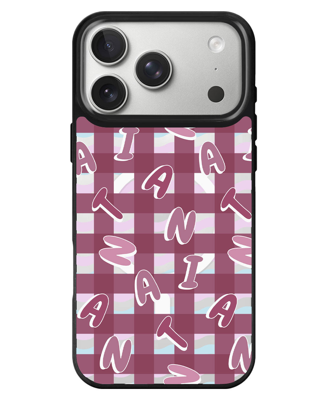 iPhone Rearguard MagSwap - Checkered Monogram 2.0
