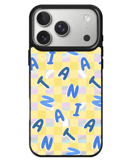 iPhone Rearguard MagSwap - Checkered Monogram 3.0