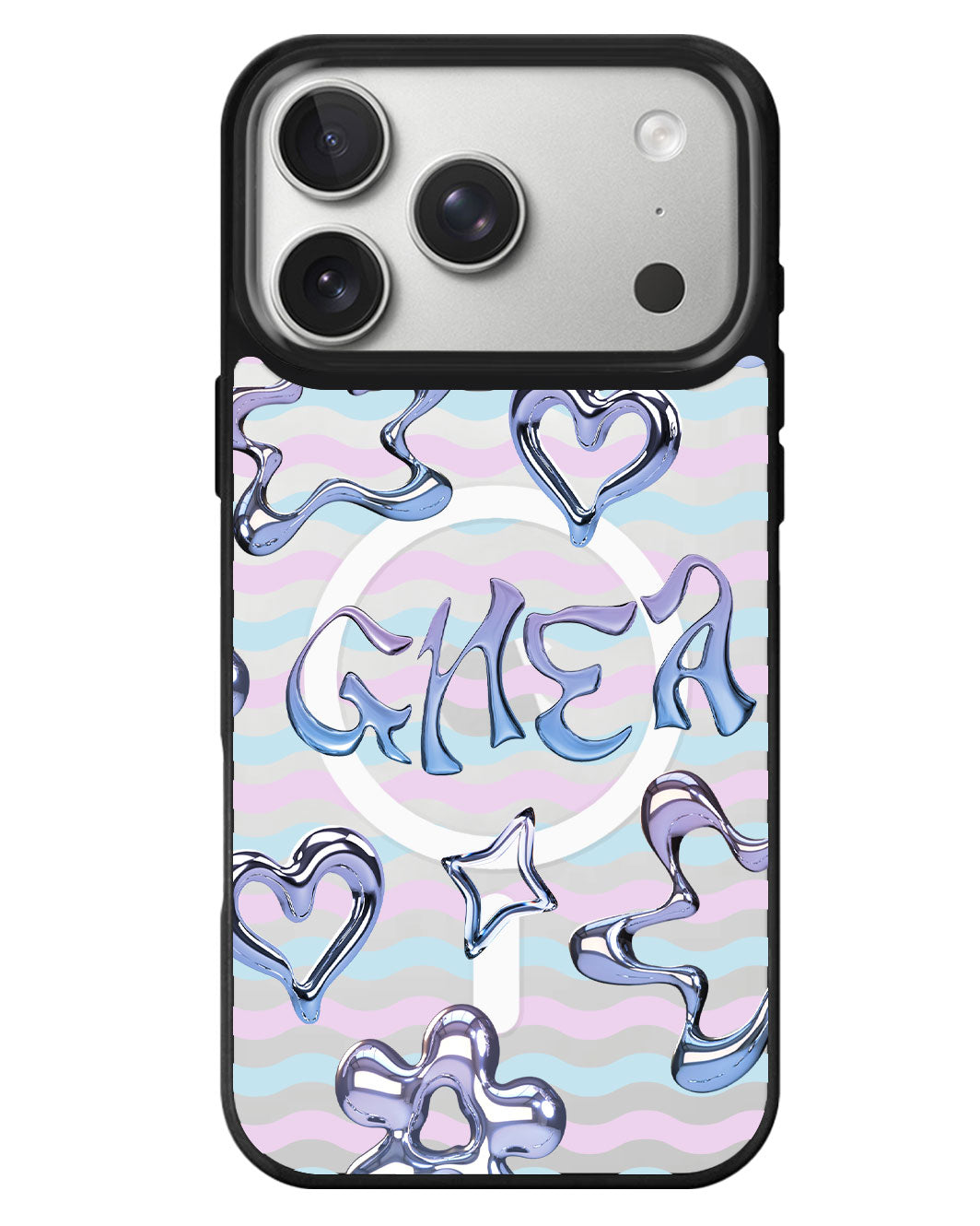 iPhone Rearguard MagSwap - Chrome Monogram 1.0
