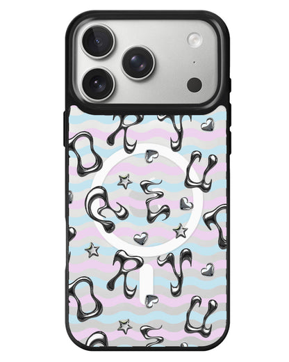iPhone Rearguard MagSwap - Chrome Monogram 2.0