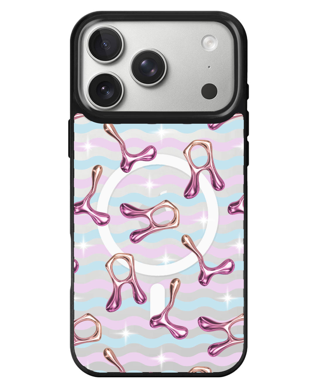 iPhone Rearguard MagSwap - Chrome Monogram 3.0