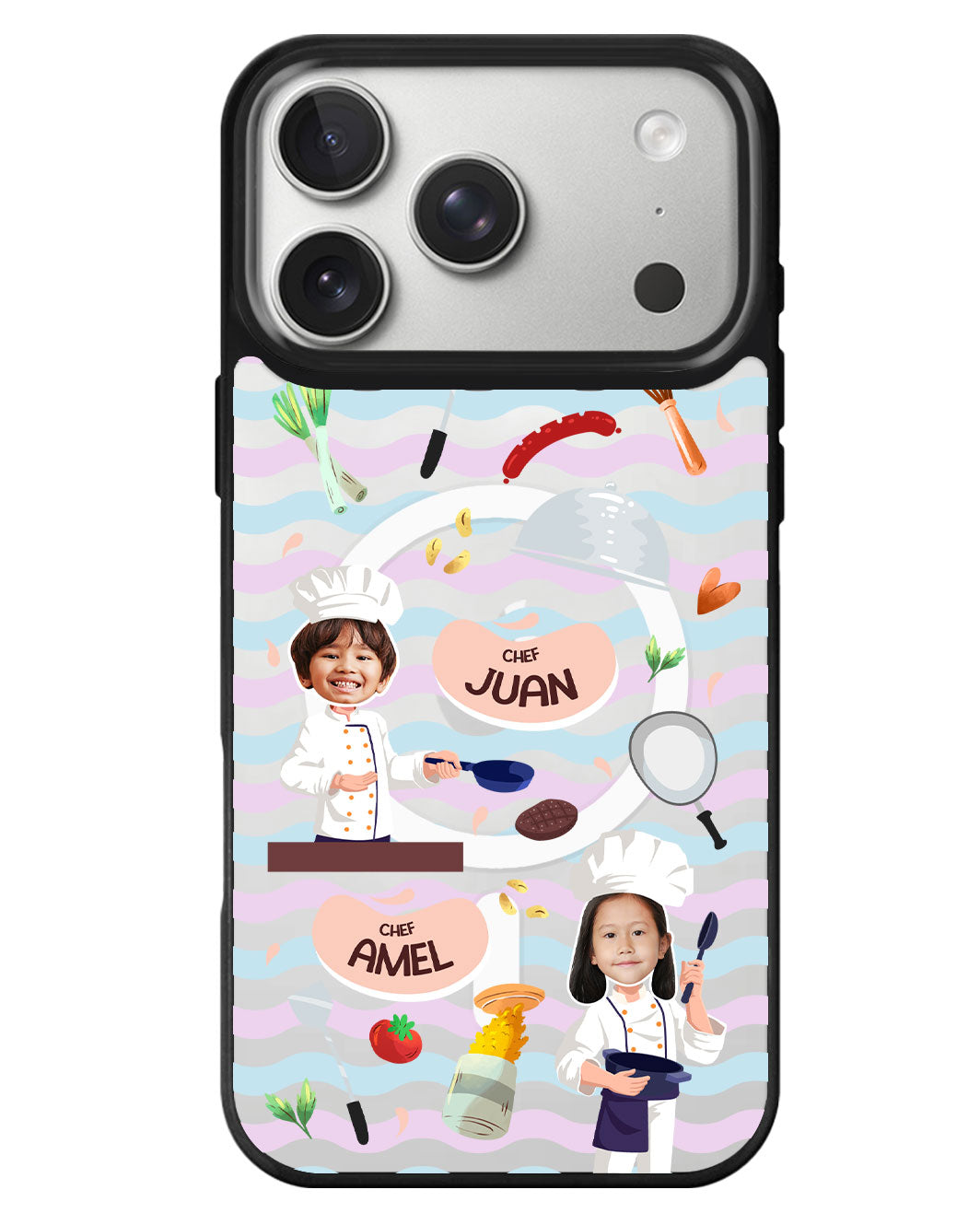 iPhone Rearguard MagSwap - Face Grid Dream Chef