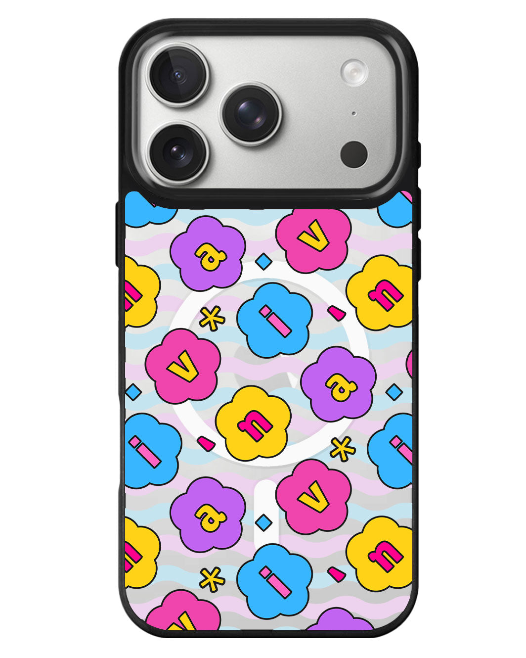 iPhone Rearguard MagSwap - Flower Petals Monogram 4.0