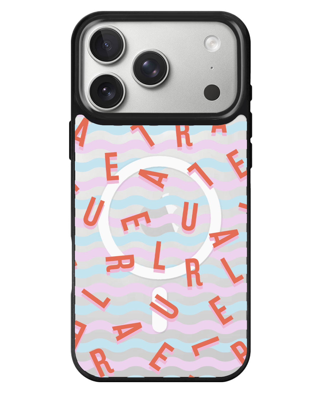 iPhone Rearguard MagSwap - Monogram 1.0 Coral
