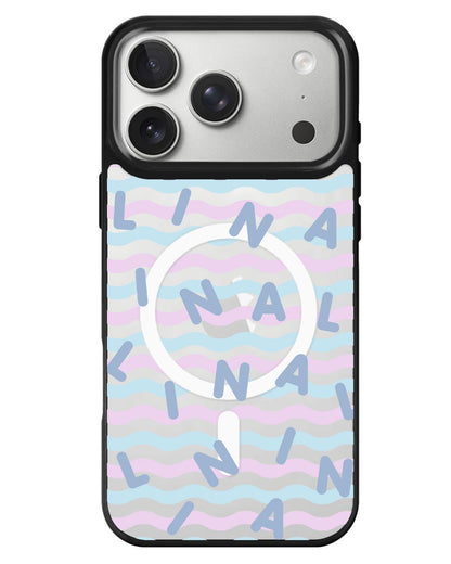 iPhone Rearguard MagSwap - Monogram 2.0 Blue