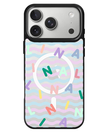 iPhone Rearguard MagSwap - Monogram 2.0 Tosca