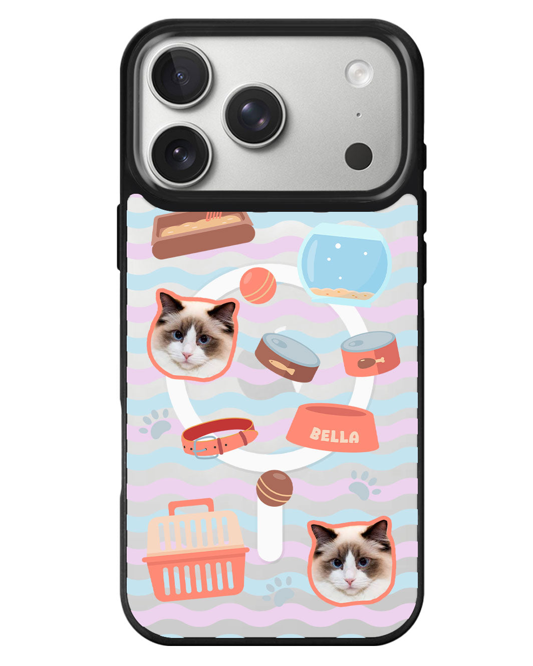 iPhone Rearguard MagSwap - Pet Grid Kitty Cozy Corner