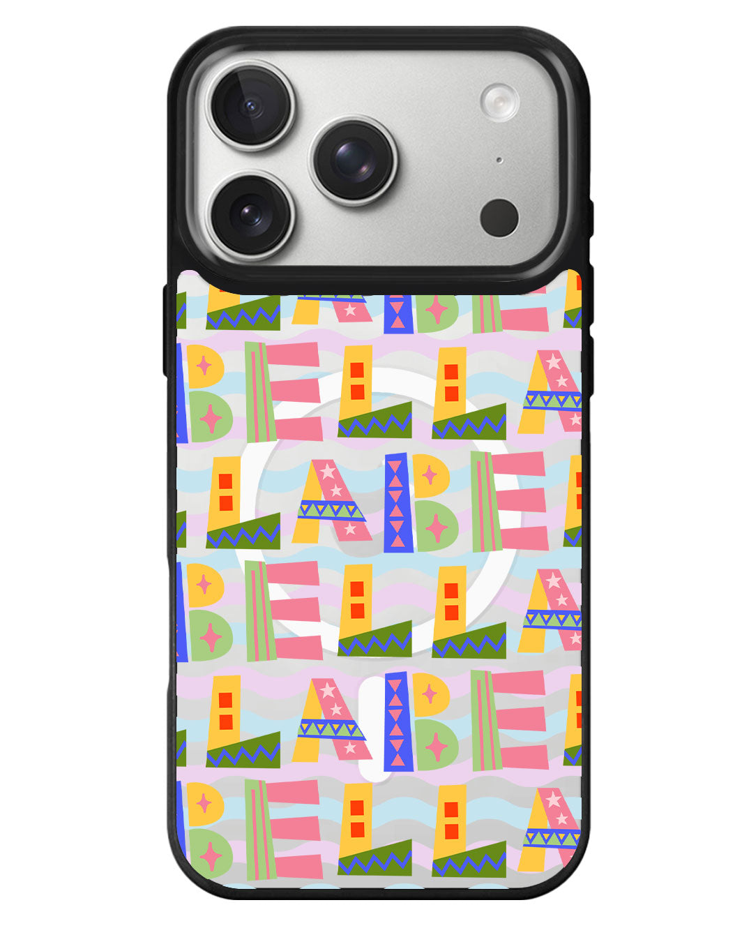 iPhone Rearguard MagSwap - Playful Monogram 5.0