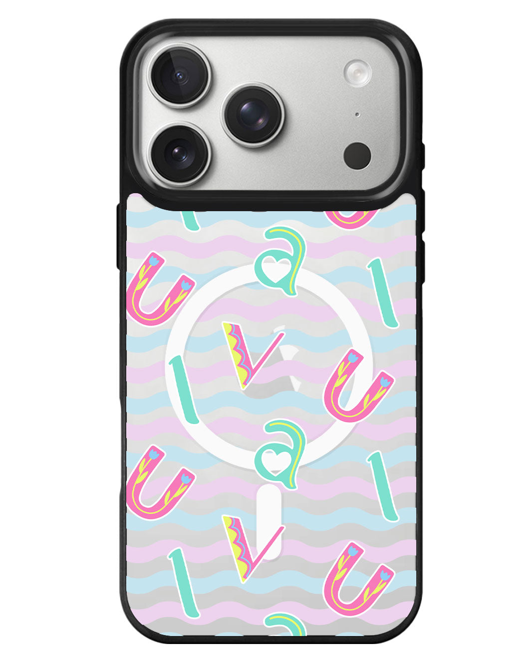 iPhone Rearguard MagSwap - Playful Monogram 6.0