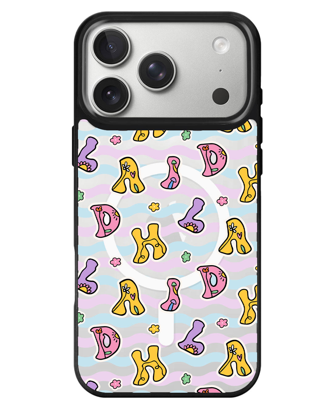 iPhone Rearguard MagSwap - Playful Monogram 7.0