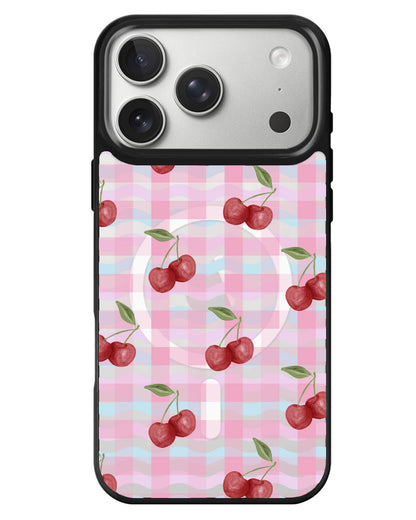 iPhone Rearguard MagSwap - Cherry Tartan