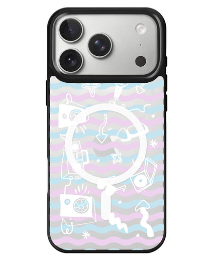 iPhone Rearguard MagSwap - Rock N Roll White