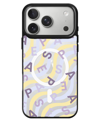 iPhone Rearguard MagSwap - Aespa Monogram
