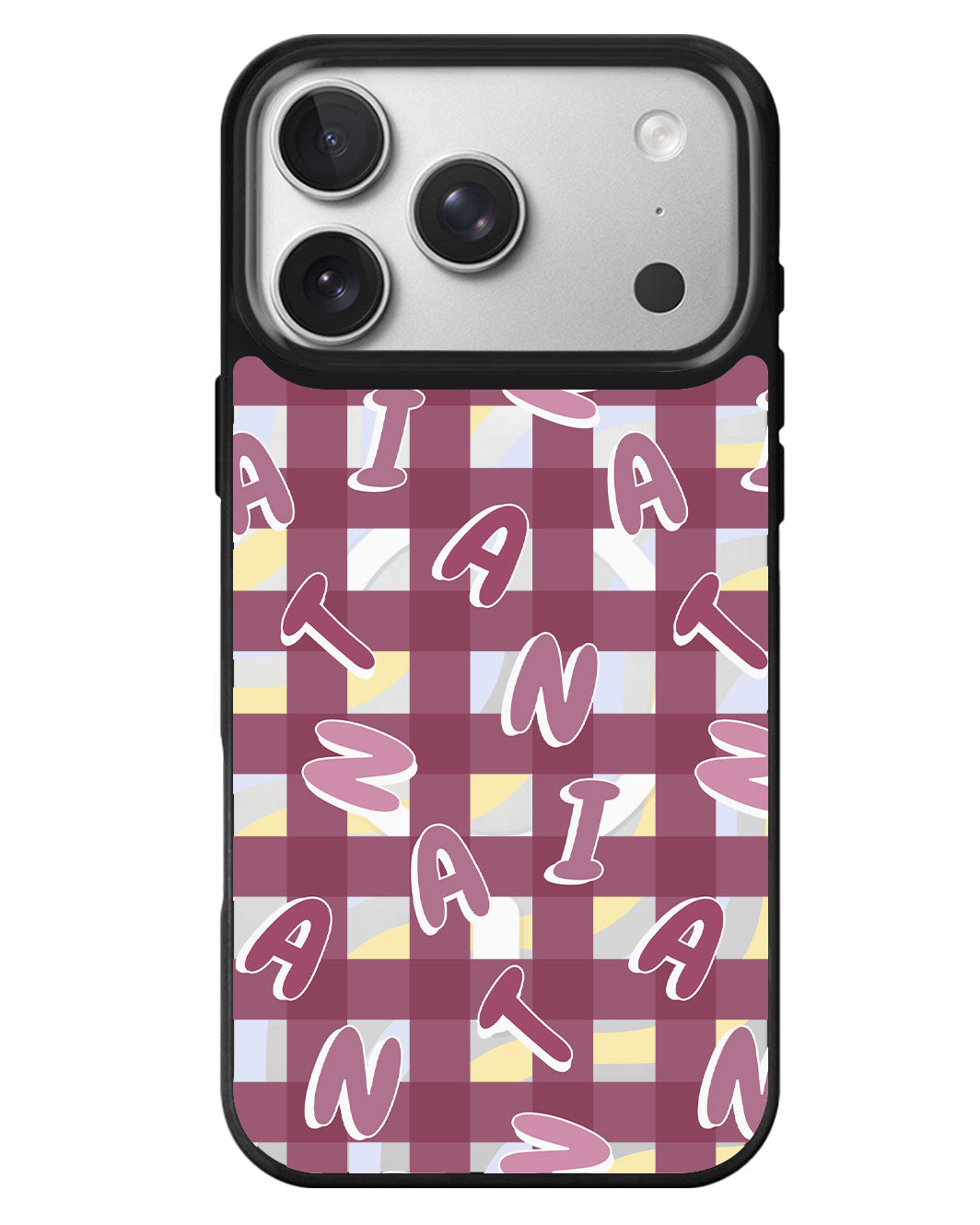 iPhone Rearguard MagSwap - Checkered Monogram 2.0
