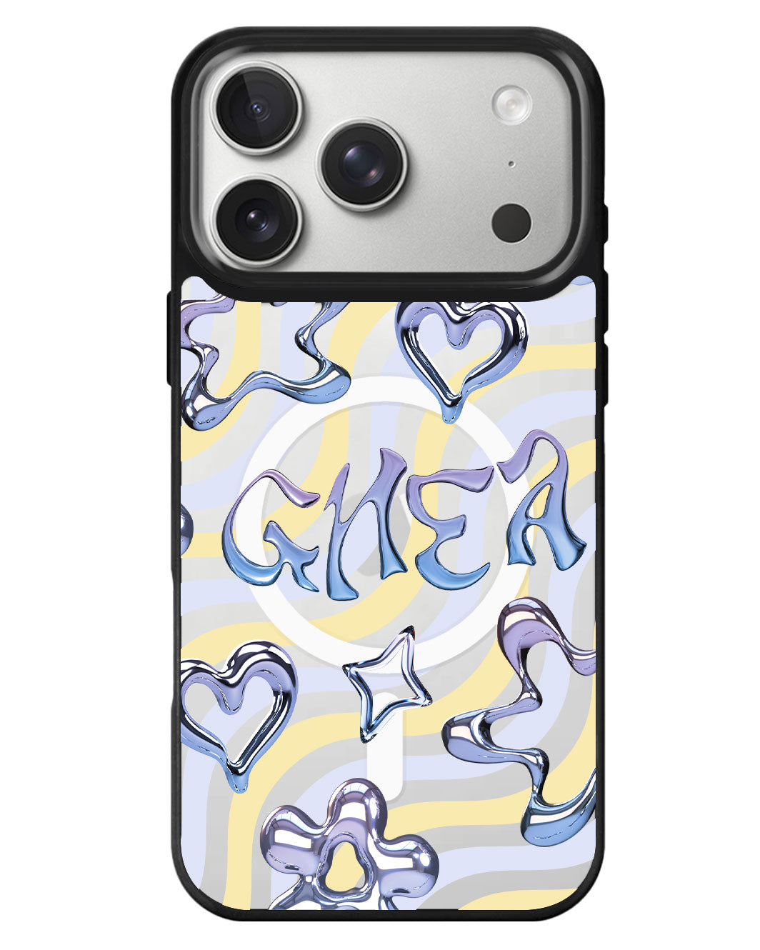 iPhone Rearguard MagSwap - Chrome Monogram 1.0