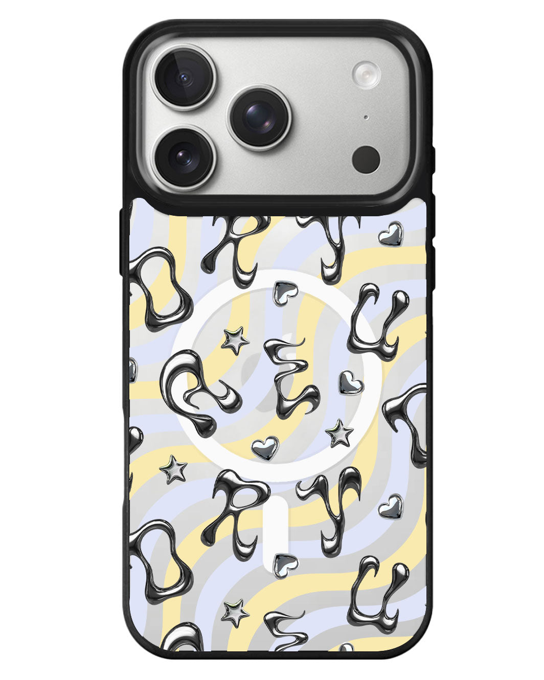 iPhone Rearguard MagSwap - Chrome Monogram 2.0