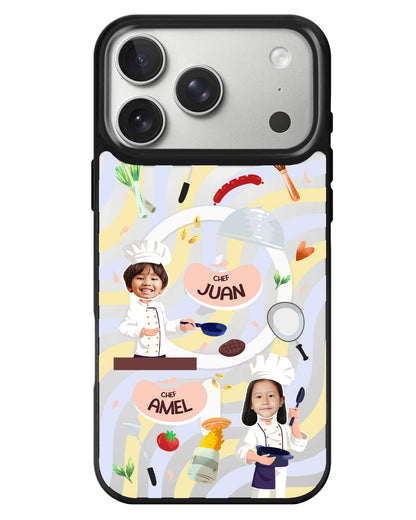 iPhone Rearguard MagSwap - Face Grid Dream Chef