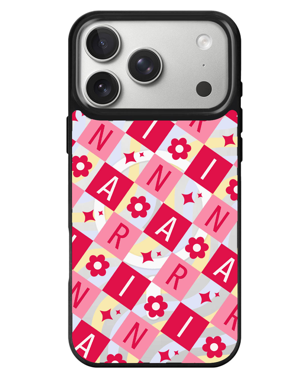 iPhone Rearguard MagSwap - Flower Grid Monogram 1.0