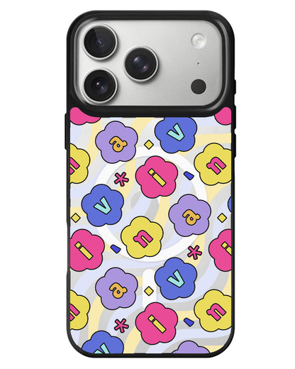iPhone Rearguard MagSwap - Flower Petals Monogram 2.0