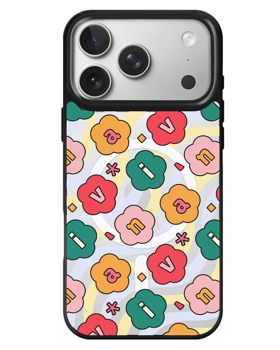 iPhone Rearguard MagSwap - Flower Petals Monogram 3.0