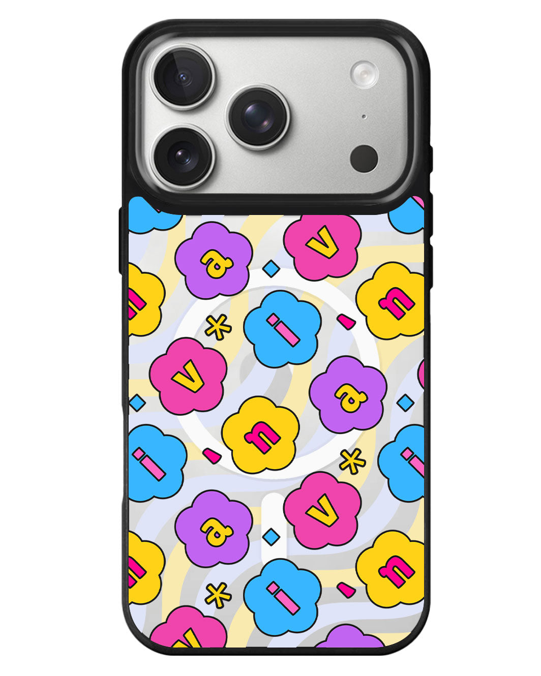 iPhone Rearguard MagSwap - Flower Petals Monogram 4.0