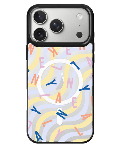 iPhone Rearguard MagSwap - Monogram 1.0 Rainbow